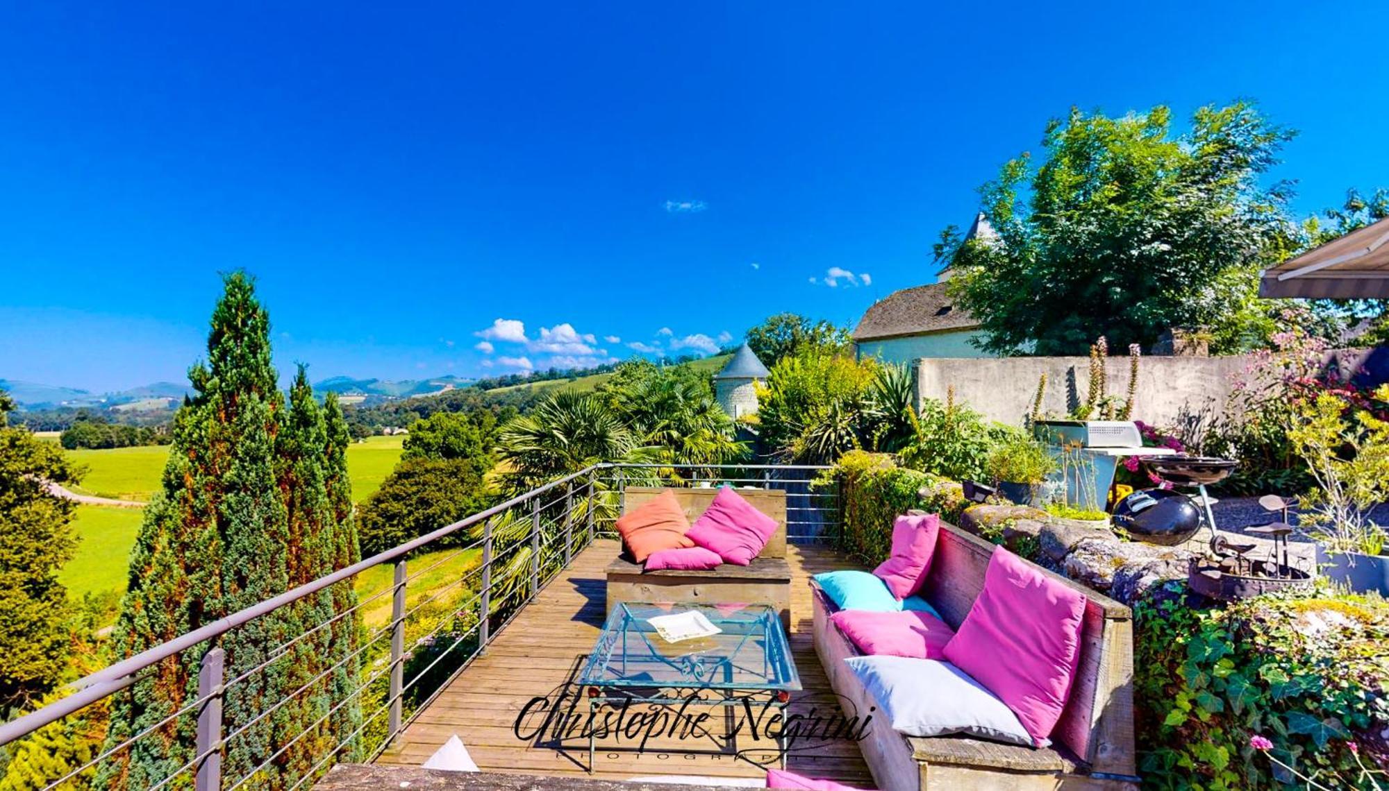 Chateau Porthos Tranquillite Des Pyrenees Lanne-en-Baretous ภายนอก รูปภาพ